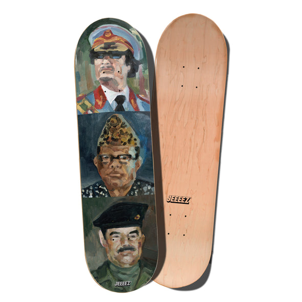 SKATE DECK THE BAD LADS UNITED KADDHAFI MOBUTU SADDAM