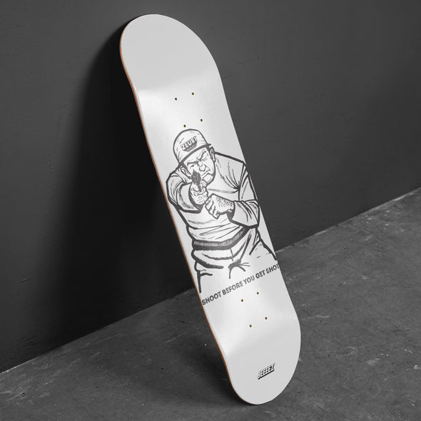 SKATE DECK SHOOT BEFORE TO GET SHOT