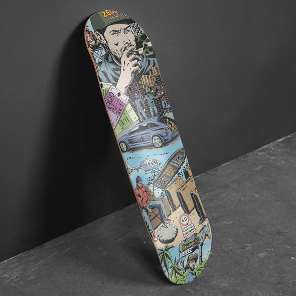 SKATE DECK HIGH JOURNEY IN KETAMA - COLORED