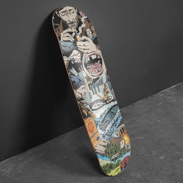 SKATE DECK CRACK JOURNEY TO HELL - COLORED