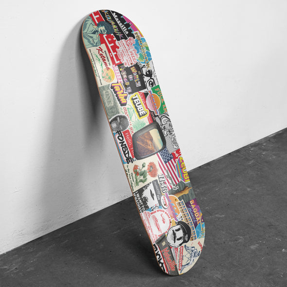 SKATE DECK JEEEEZ STICKERS BOMB