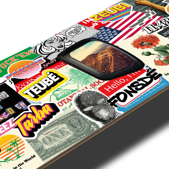 SKATE DECK JEEEEZ STICKERS BOMB