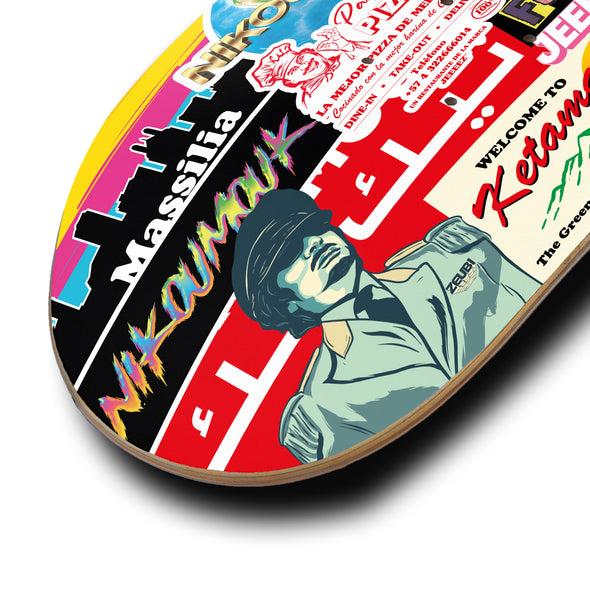 SKATE DECK JEEEEZ STICKERS BOMB