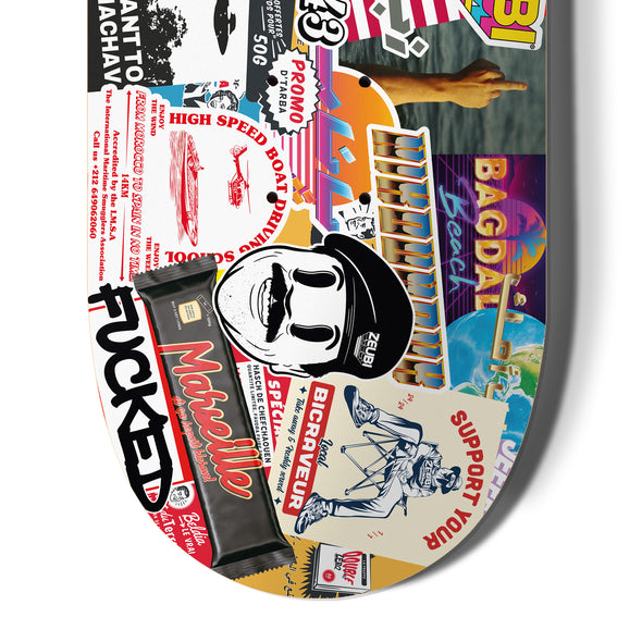 SKATE DECK JEEEEZ STICKERS BOMB