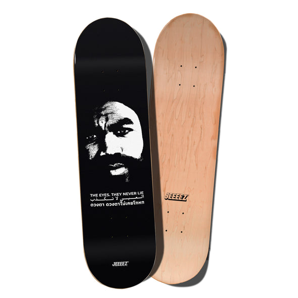 SKATE DECK THE EYES THE NEVER LIE - FUCK OFF