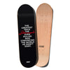 SKATE DECK BLACK THE GREATEST TRICK THE SHEITAN...