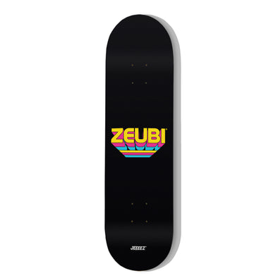 SKATE DECK BLACK ZEUBI