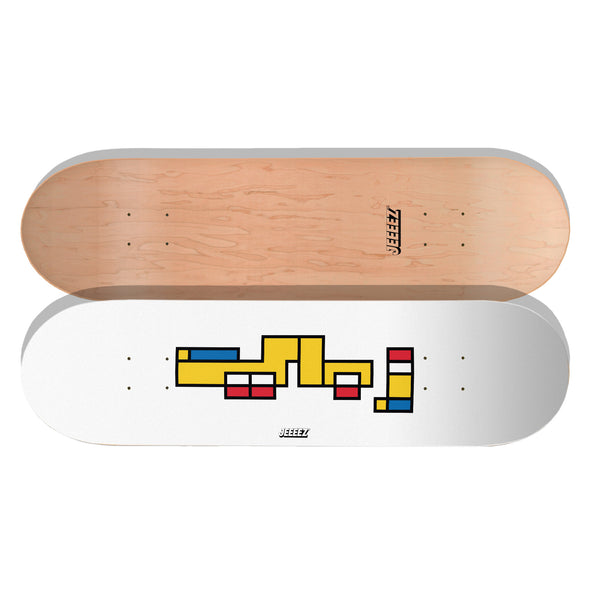 SKATE DECK ZEUBI ARABIC MONDRIAN STYLE