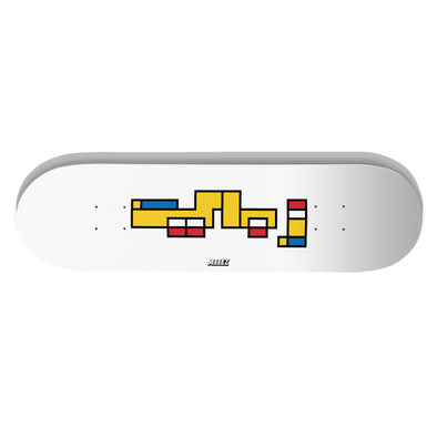 SKATE DECK ZEUBI ARABIC MONDRIAN STYLE