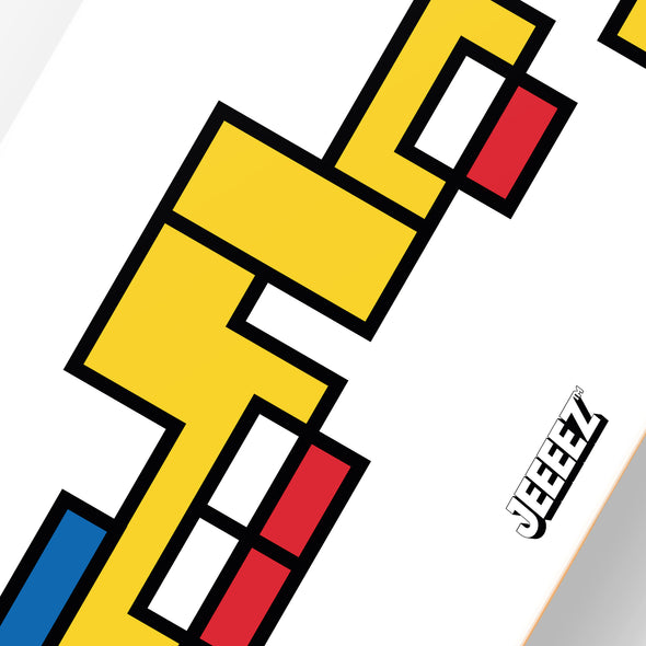 SKATE DECK ZEUBI ARABIC MONDRIAN STYLE