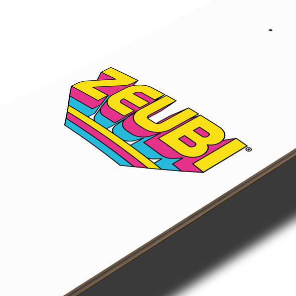 SKATE DECK WHITE ZEUBI
