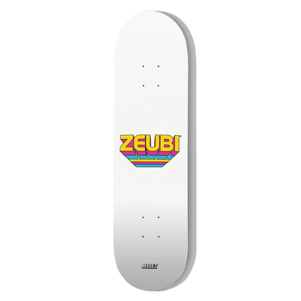 SKATE DECK WHITE ZEUBI