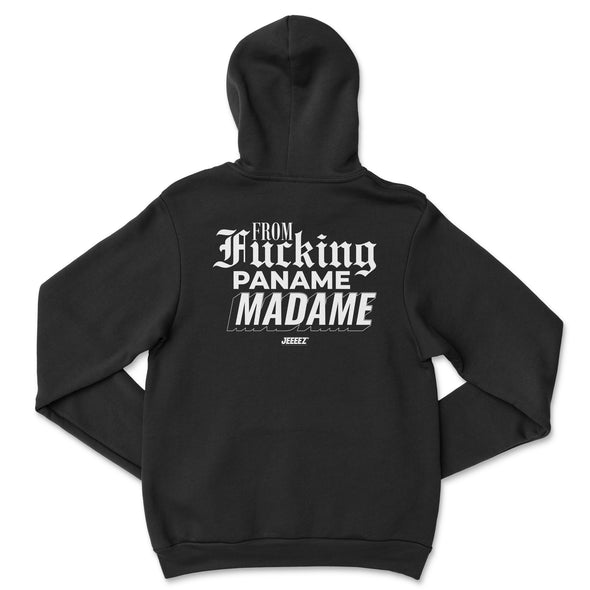 HOODIE FROM FCK PANAME MADAME BACK