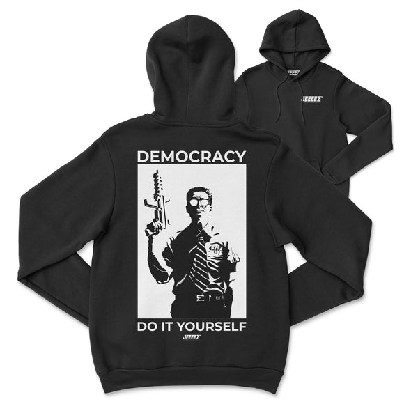 HOODIE BLACK DEMOCRACY DO IT YOURSELF
