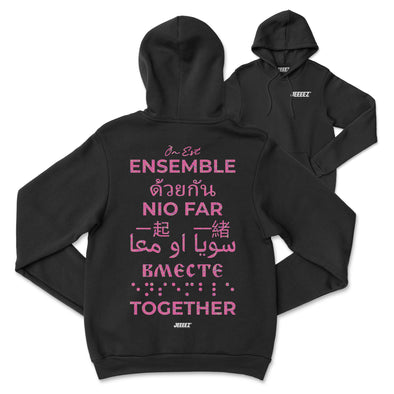 HOODIE ON EST ENSEMBLE PINK