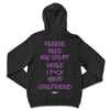 HOODIE PLEASE HOLD MY SPLIFF PURPLE