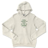HOODIE I THINK THEREFORE I KNOW GREEN