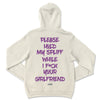 HOODIE PLEASE HOLD MY SPLIFF PURPLE