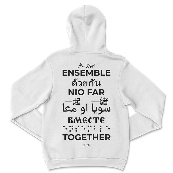HOODIE ON EST ENSEMBLE WHITE