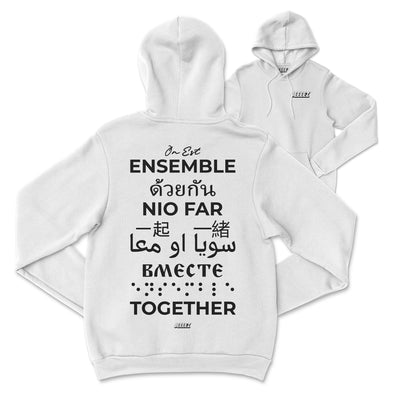 HOODIE ON EST ENSEMBLE WHITE