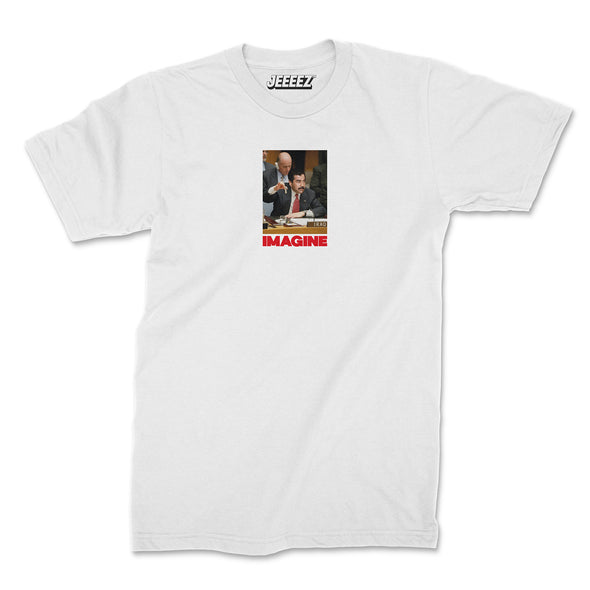 T-SHIRT WHAT IF IT WAS SADDAM HUSSEIN AT THE UNITED NATIONS