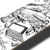 SKATE DECK COCAINE JOURNEY - WHITE