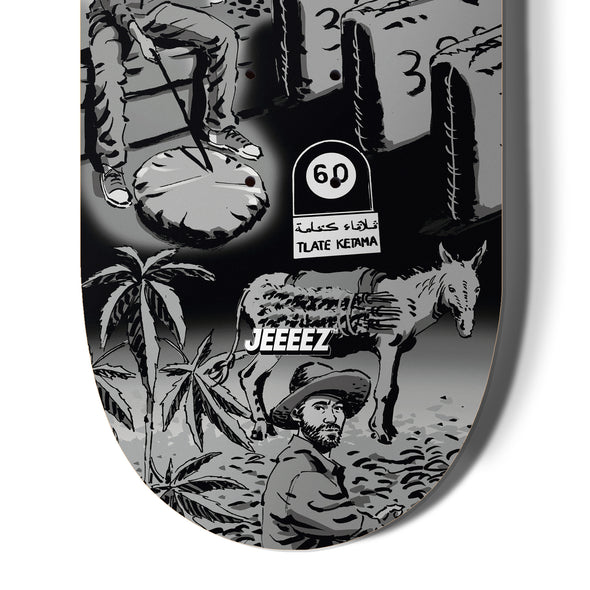 SKATE DECK HIGH JOURNEY IN KETAMA - B&W