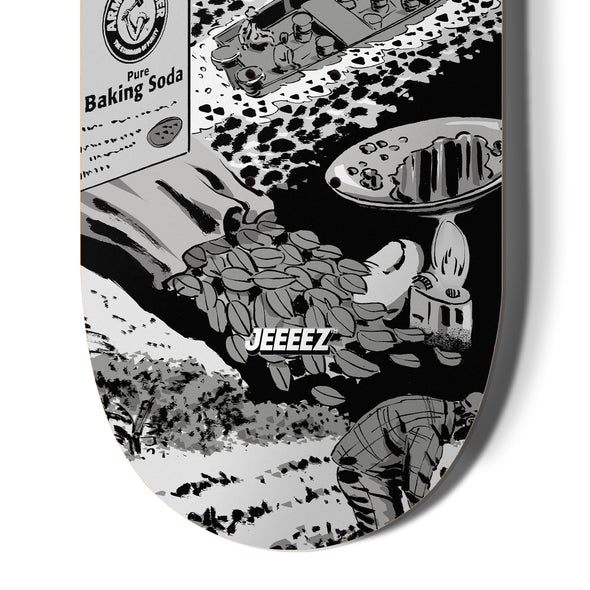 SKATE DECK CRACK JOURNEY TO HELL - B&W