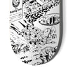 SKATE DECK CRACK JOURNEY TO HELL - WHITE