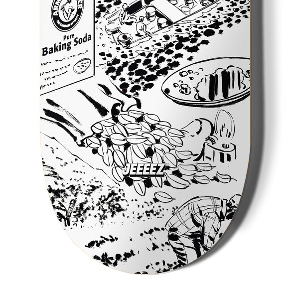 SKATE DECK CRACK JOURNEY TO HELL - WHITE