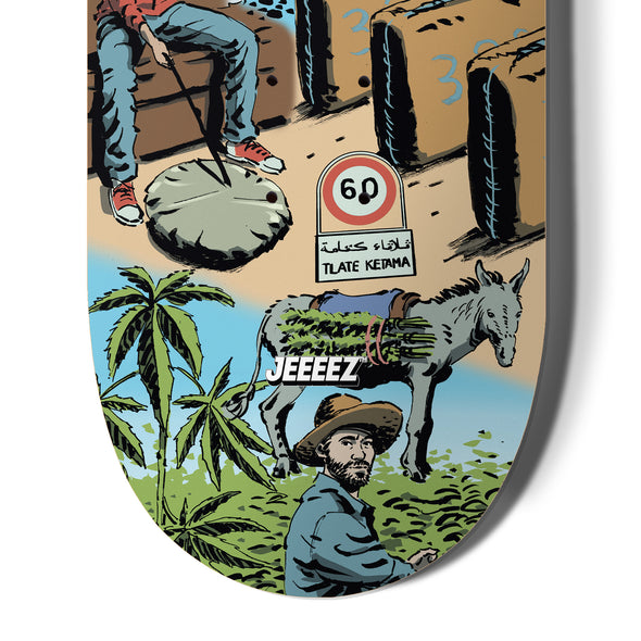 SKATE DECK HIGH JOURNEY IN KETAMA - COLORED