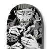 SKATE DECK CRACK JOURNEY TO HELL - B&W