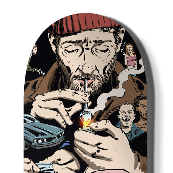 SKATE DECK CRACK JOURNEY TO HELL - COLORED