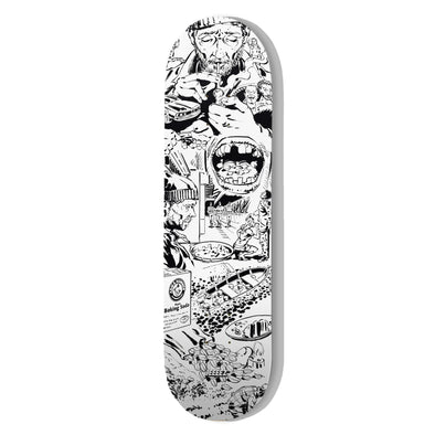 SKATE DECK CRACK JOURNEY TO HELL - WHITE