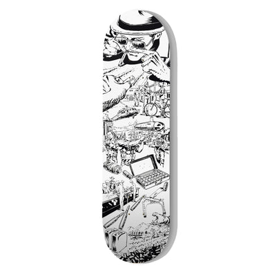 SKATE DECK COCAINE JOURNEY - WHITE