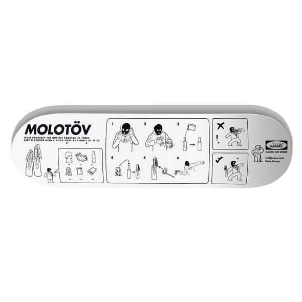 SKATE DECK COCKTAIL MOLOTOV