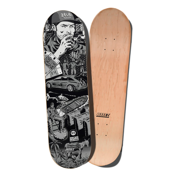 SKATE DECK HIGH JOURNEY IN KETAMA - B&W