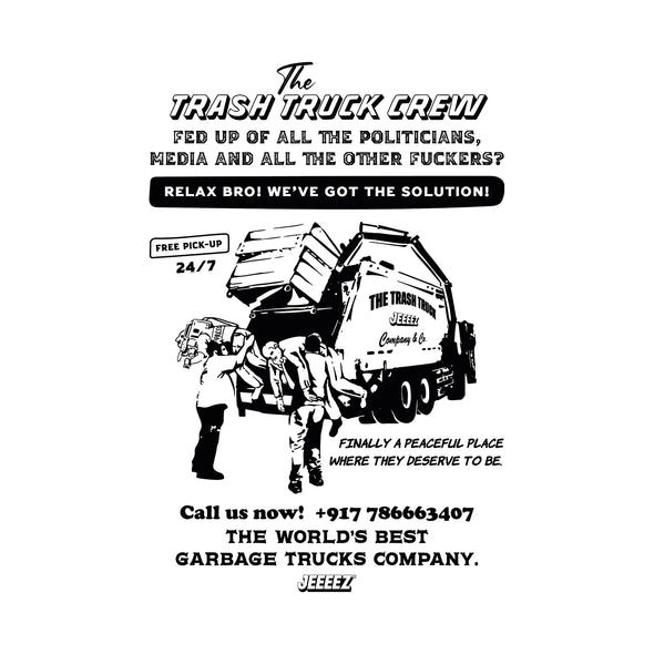 HOODIE THE TRASH TRUCK CREW