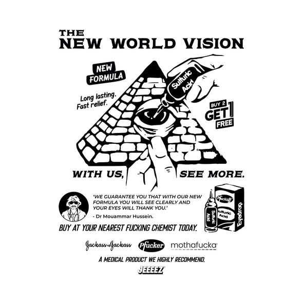 HOODIE THE NEW WORLD VISION JEEEEZ