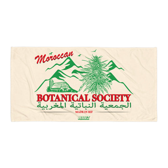 BEACH TOWEL MOROCCAN BOTANICAL SOCIETY