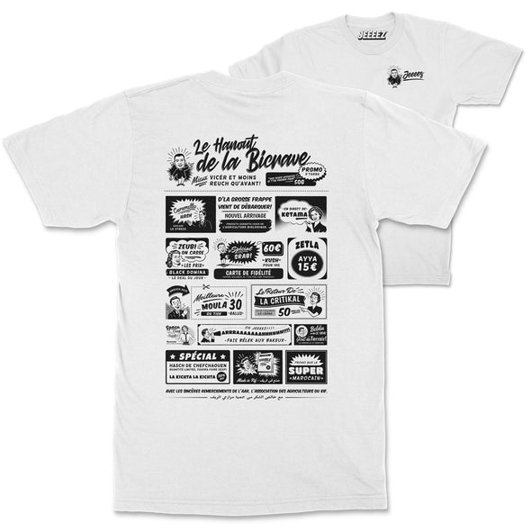 T-SHIRT WHITE LE HANOUT DE LA BICRAVE