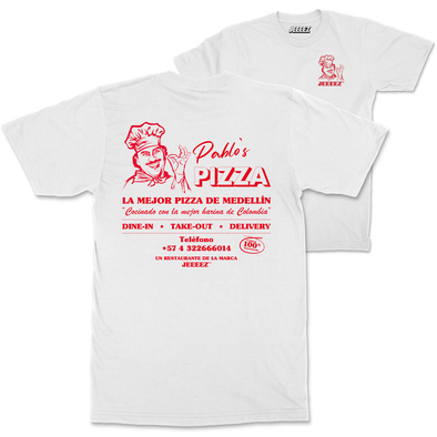 T-SHIRT PABLO'S PIZZA BY JEEEEZ