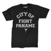 T-SHIRT NOIR CITY OF FIGHT PANAME
