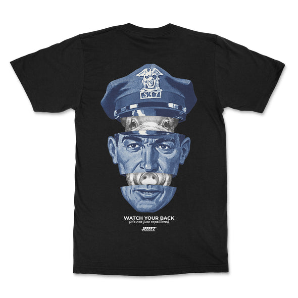 T-SHIRT BLACK WATCH YOUR BACK