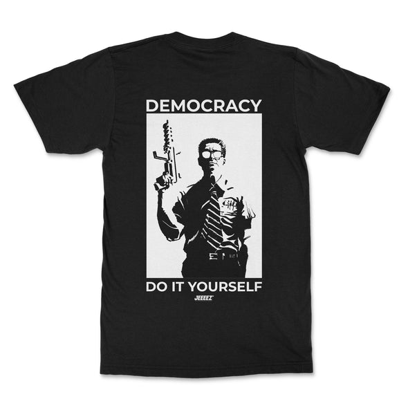 T-SHIRT BLACK DEMOCRACY DO IT YOURSELF