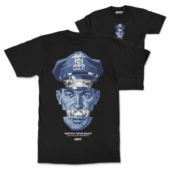 T-SHIRT BLACK WATCH YOUR BACK