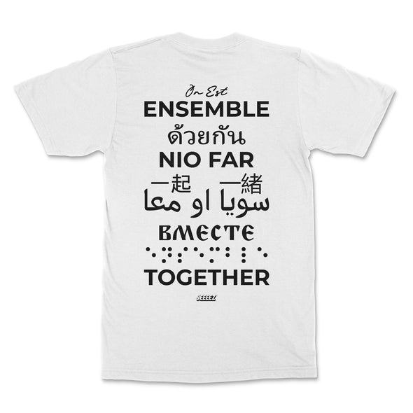 T-SHIRT ON EST ENSEMBLE WHITE