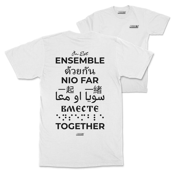T-SHIRT ON EST ENSEMBLE WHITE