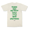 T-SHIRT PLEASE HOLD MY SPLIFF GREEN