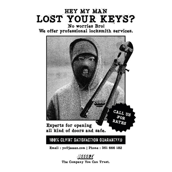 HOODIE LOCKSMITH SERVICES WHITE
